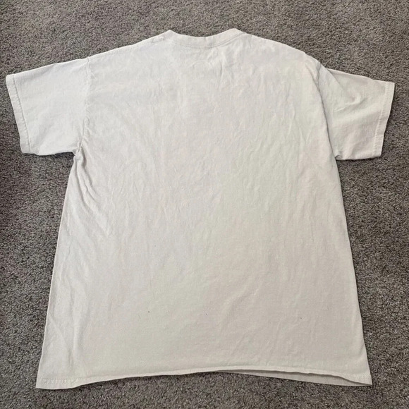 Riot Society Men Shirt Large Sand Embroidered Floral Chinese Character Skate Gym - Picture 6 of 7